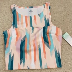 Decree XS Scuba Crop Top NWT